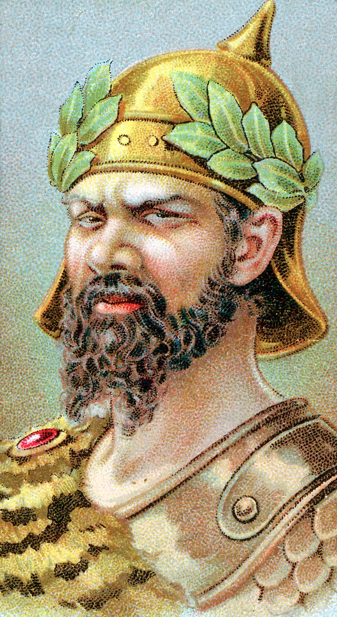 Attila c406-453 rei dos hunos de 434, século XIX de Unbekannt