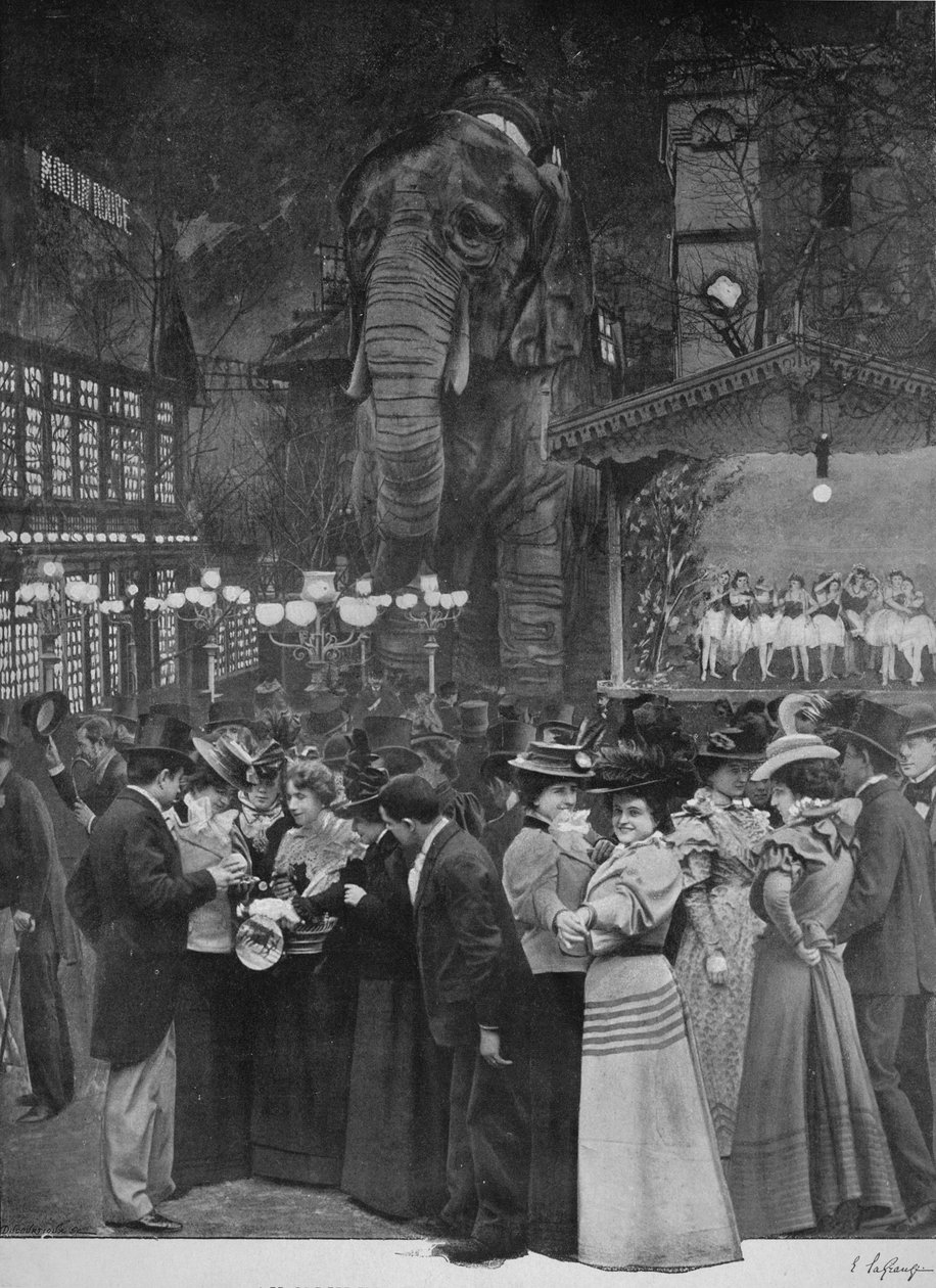 No Moulin Rouge - no jardim, 1900 de Unbekannt