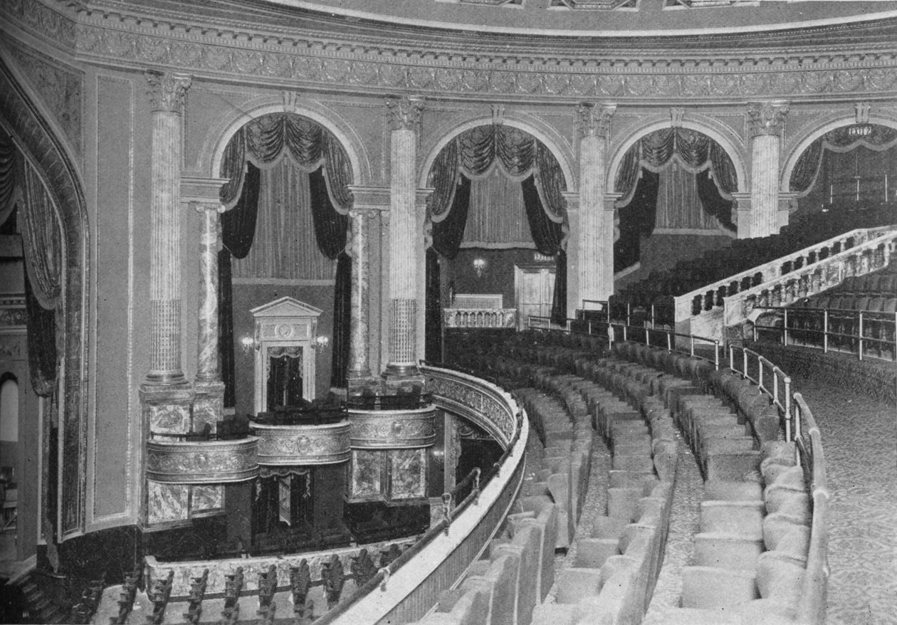 Auditório da varanda, Fox Theatre, Filadélfia, Pensilvânia, 1925 de Unbekannt