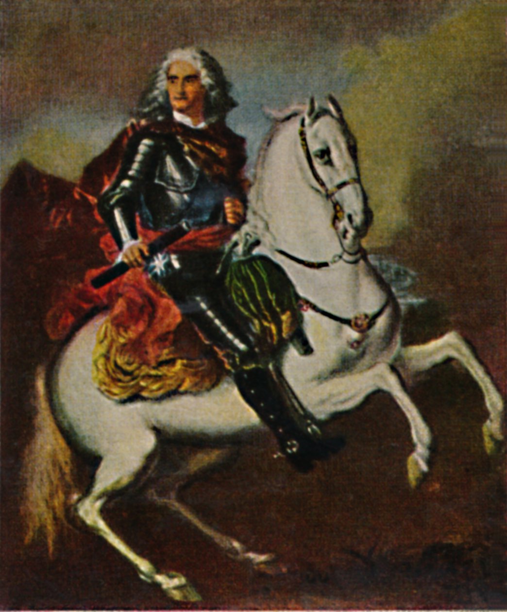 Agosto, o Forte 1670-1733. - Pintura de Silvestre, 1934. de Unbekannt