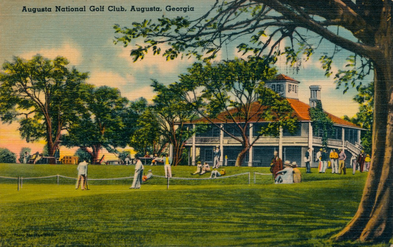Casa do clube de golfe nacional de Augusta, 1943 de Unbekannt