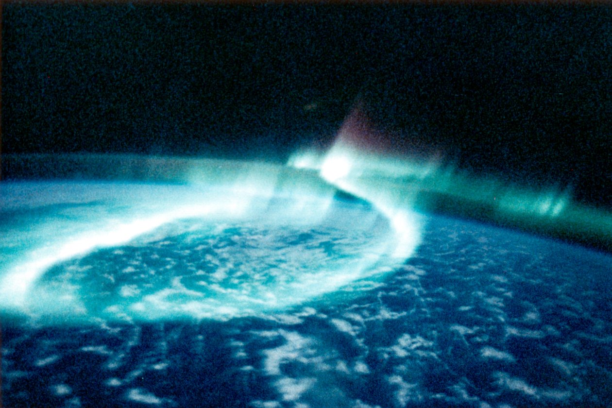 Aurora Boreal Aurora Boreal vista do espaço de Unbekannt