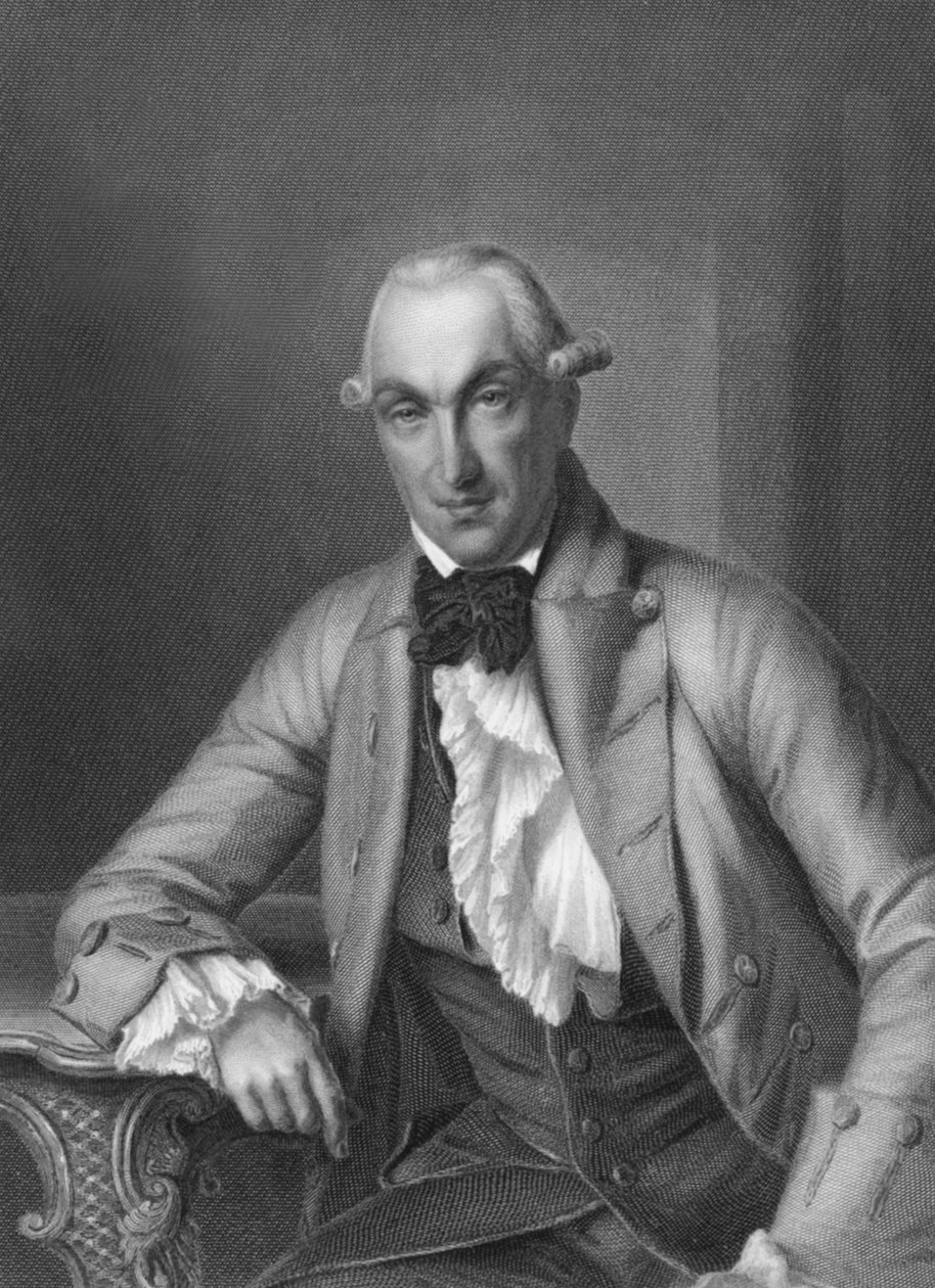 Autor Johann Heinrich Merck, Alemanha, c.1780 (foto a p/b) de Unbekannt