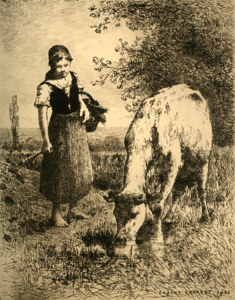 Aux Champs, 1903. de Unbekannt