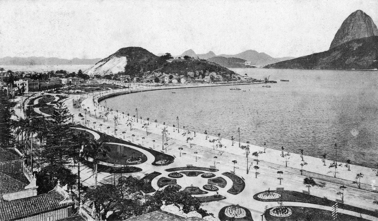 Avenida Beira-Mar, Botafogo, Rio de Janeiro, early 20th century de Unbekannt