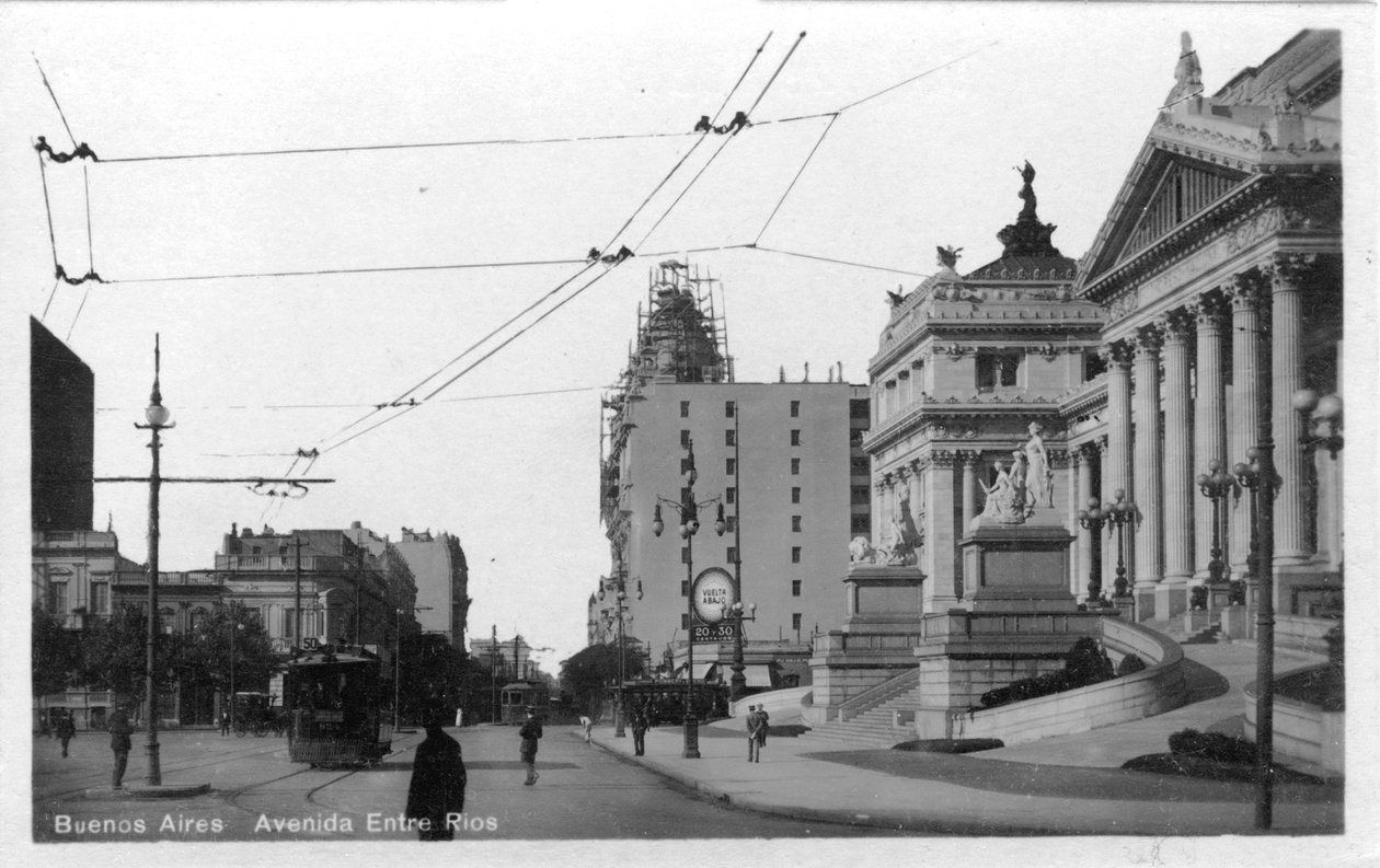 Avenida Entre Rios, Buenos Aires, Argentina, c1900s de Unbekannt