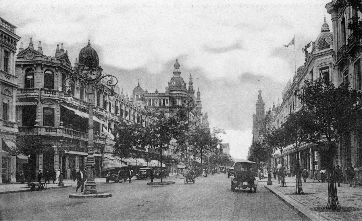 Avenida Rio Branco, Rio de Janeiro, Brazil, early 20th century de Unbekannt