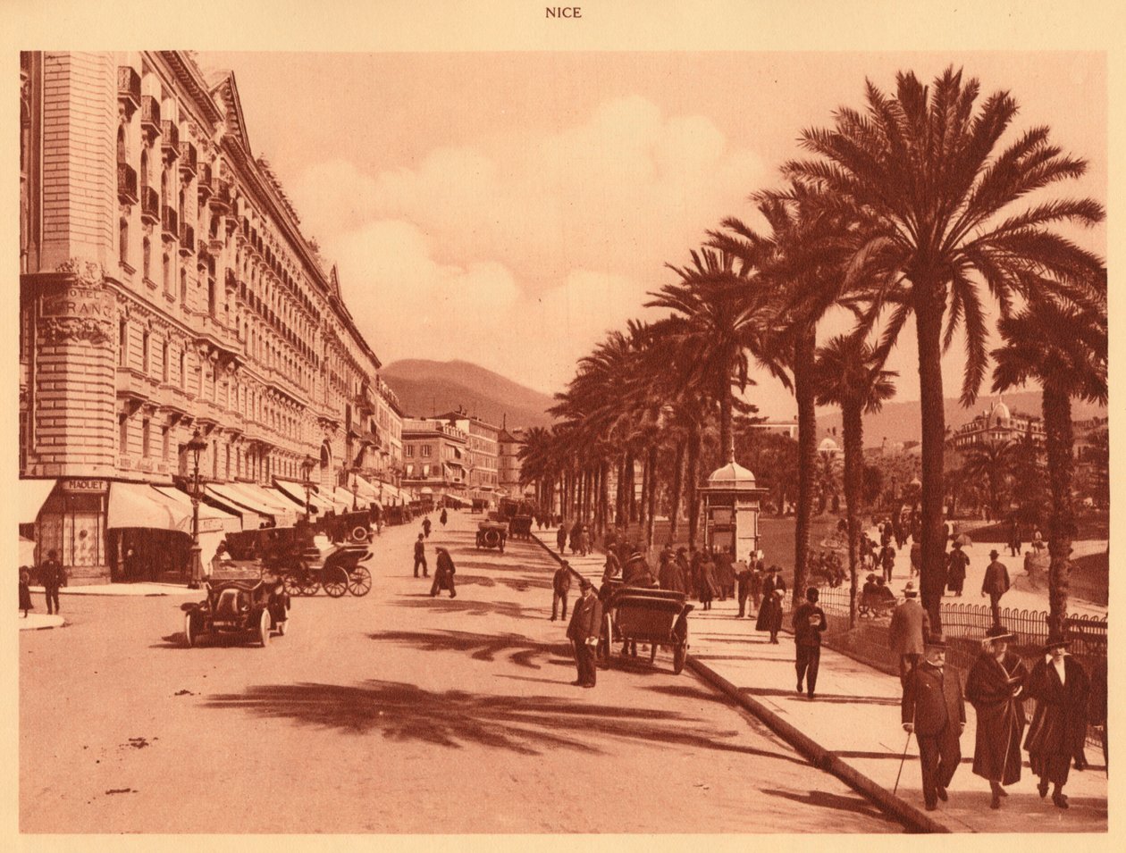 Avenida de Verdun, Nice, 1930. de Unbekannt