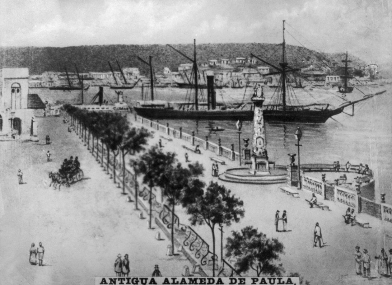 Avenida Paula, século XVIII, década de 1920 de Unbekannt