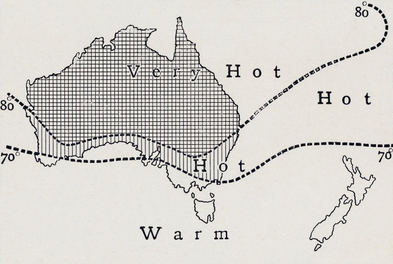 Temperatura média de janeiro de 1923. de Unbekannt