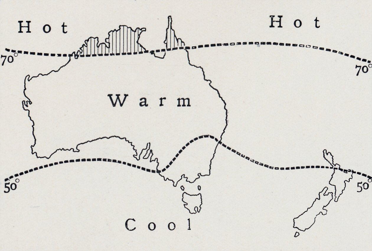 Temperatura média de julho de 1923. de Unbekannt