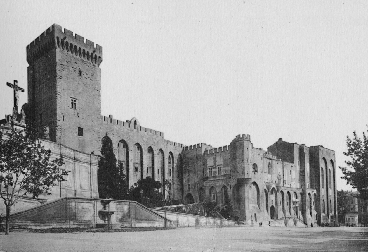 Avignon - Palácio dos Papas, c1925 de Unbekannt
