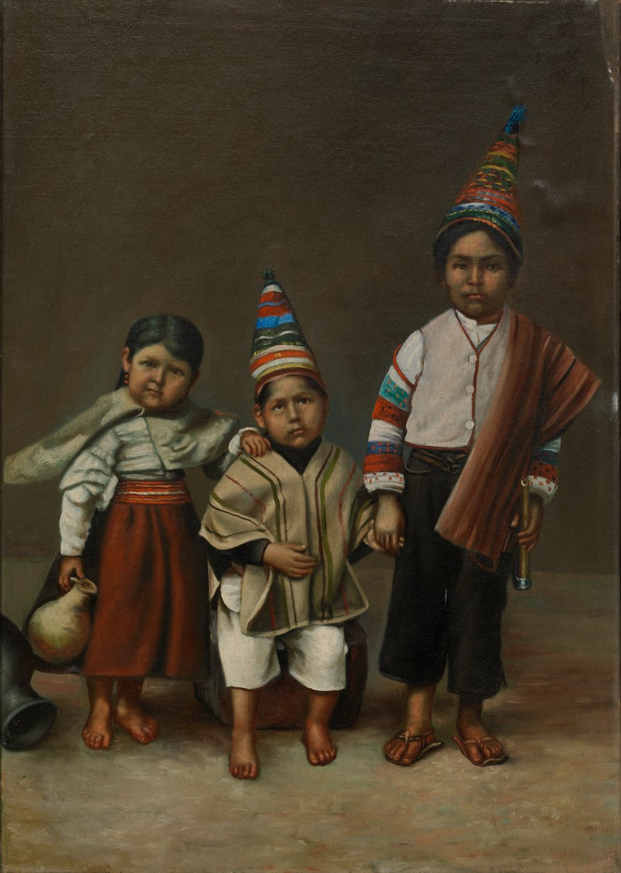 Crianças Aymara, c. 1890-1892. de Unbekannt