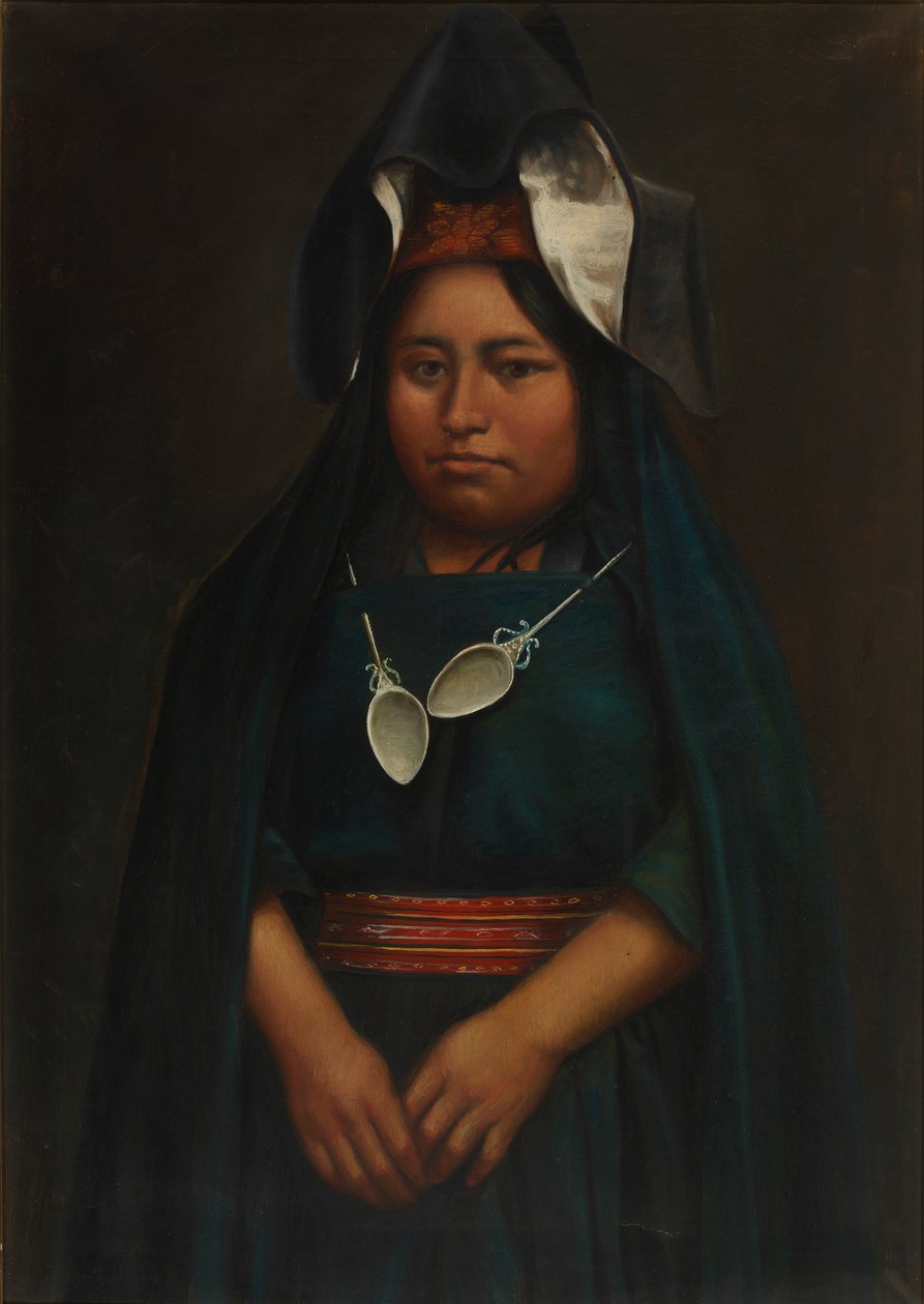 Garota Aymara, c. 1890-1892. de Unbekannt