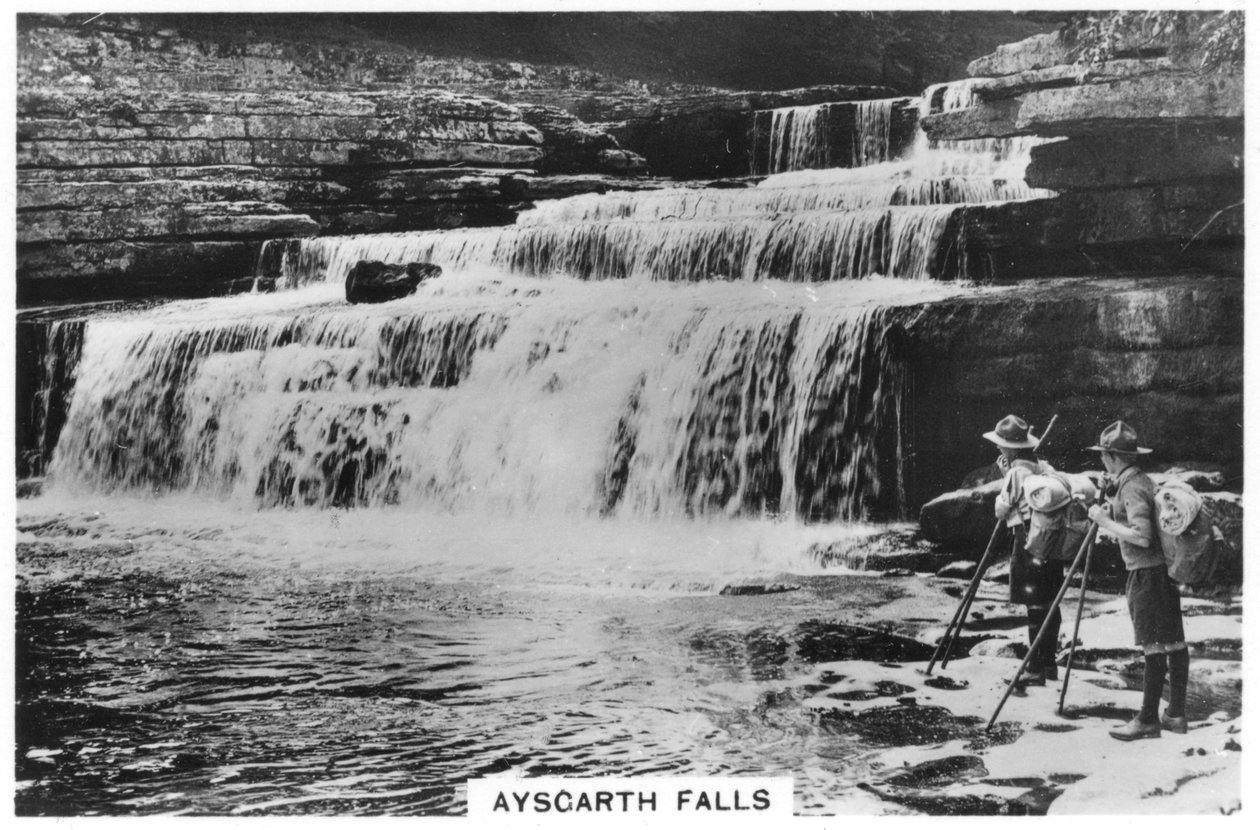 Quedas de Aysgarth, Wensleydale, Yorkshire Dales, 1937 de Unbekannt