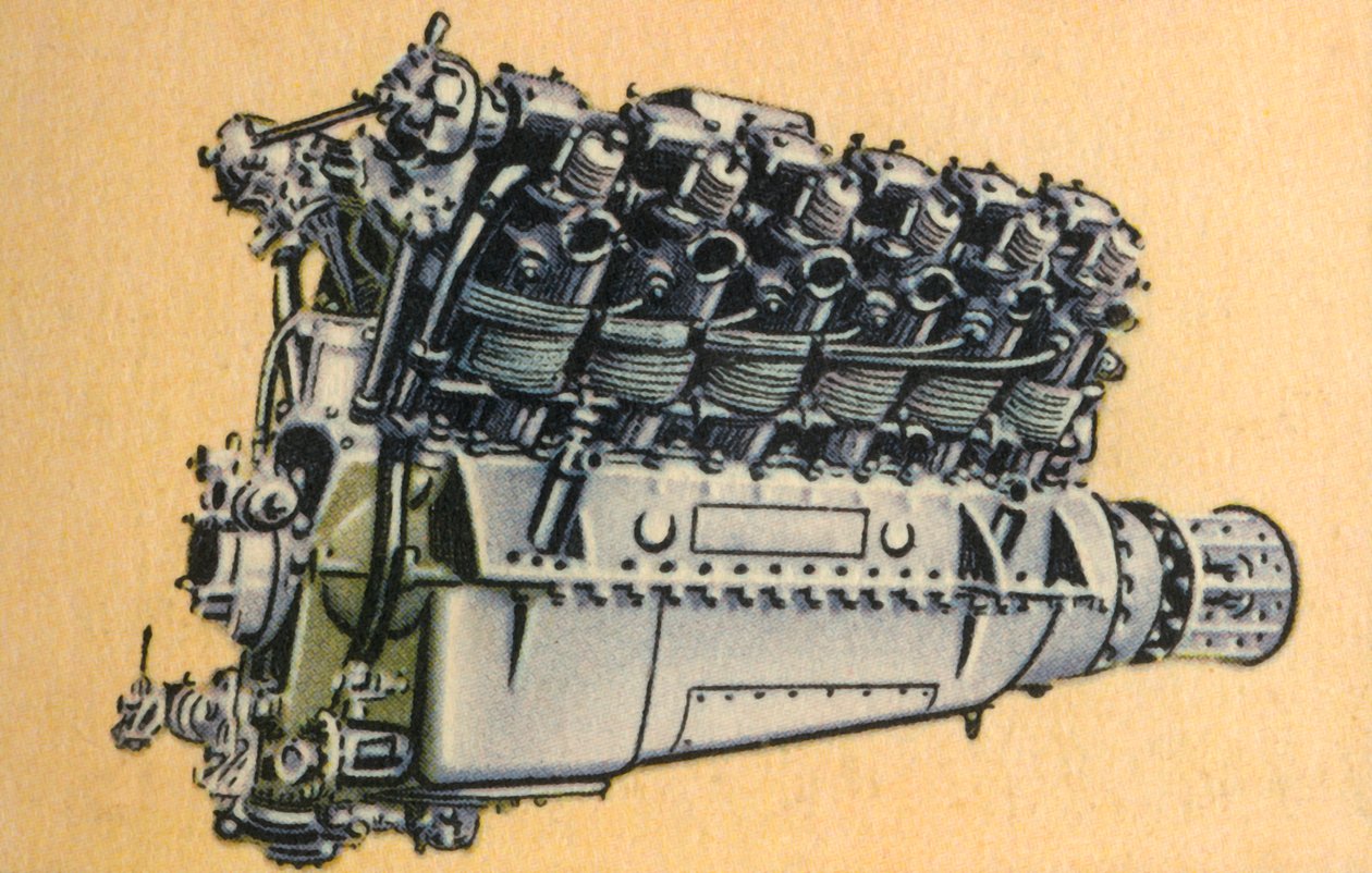 Motor de aeronave BMW VIIa, 1920, 1932. de Unbekannt