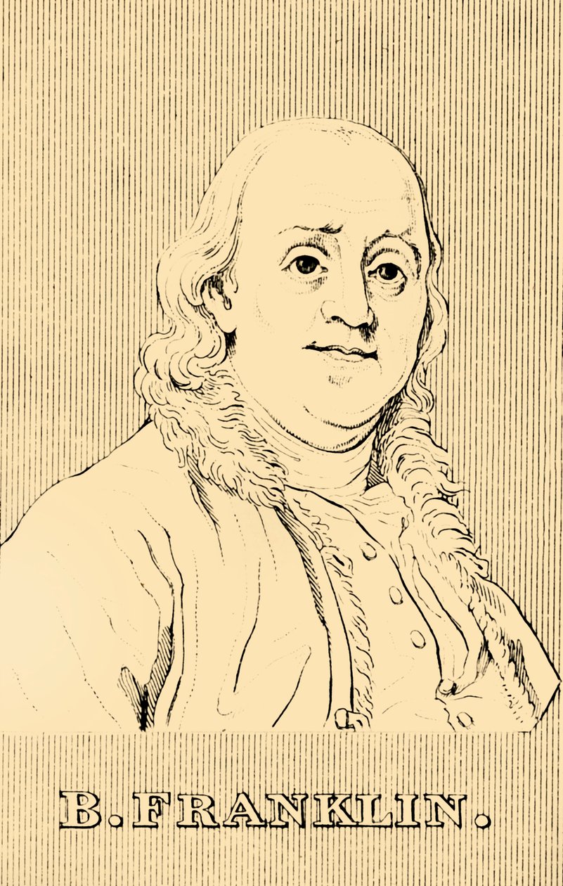B. Franklin, 1706-1790, 1830. de Unbekannt