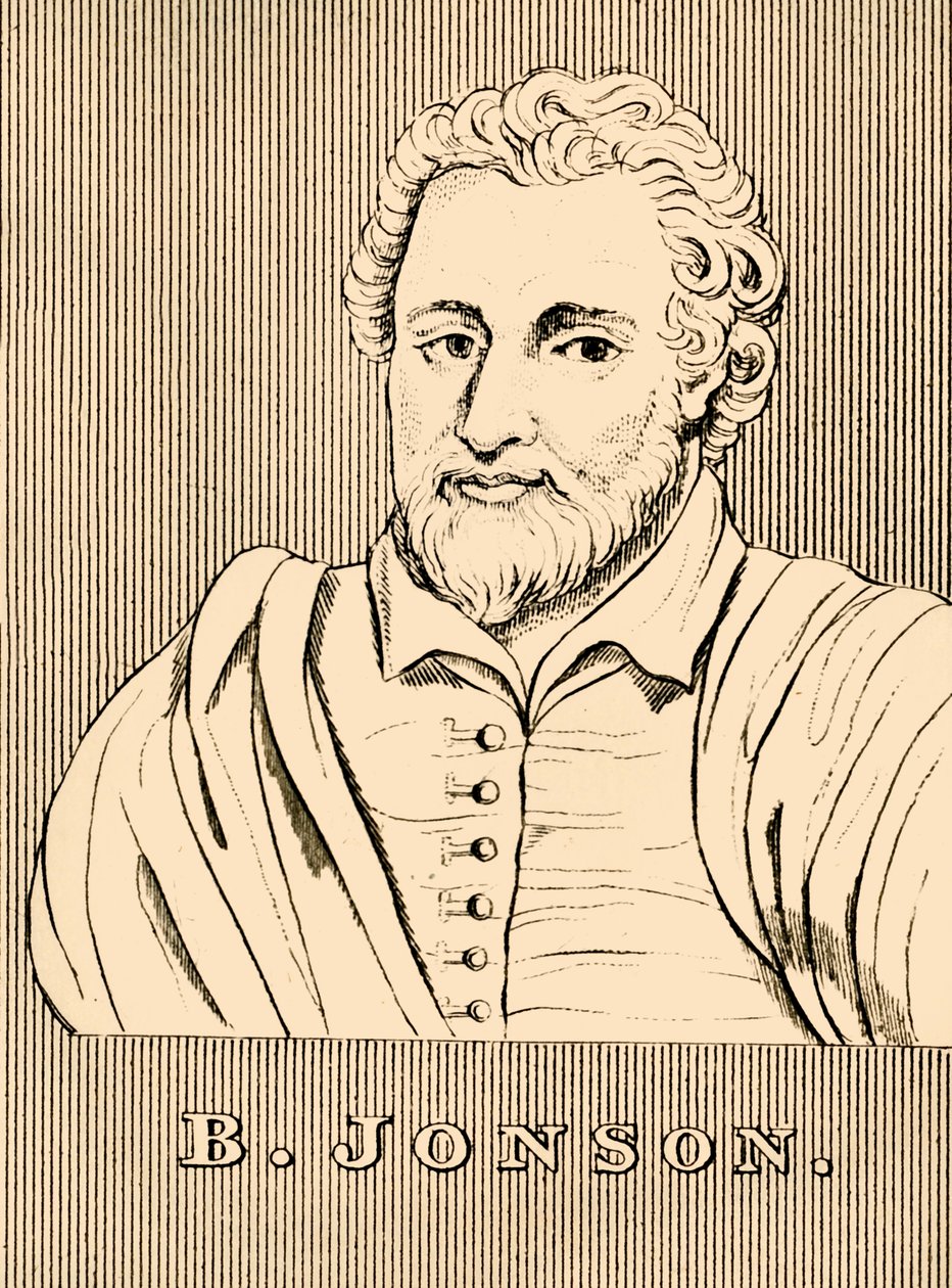 B. Jonson, c 1572-1637, 1830. de Unbekannt