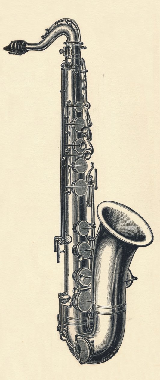 B Saxofone Tenor, 1895. de Unbekannt
