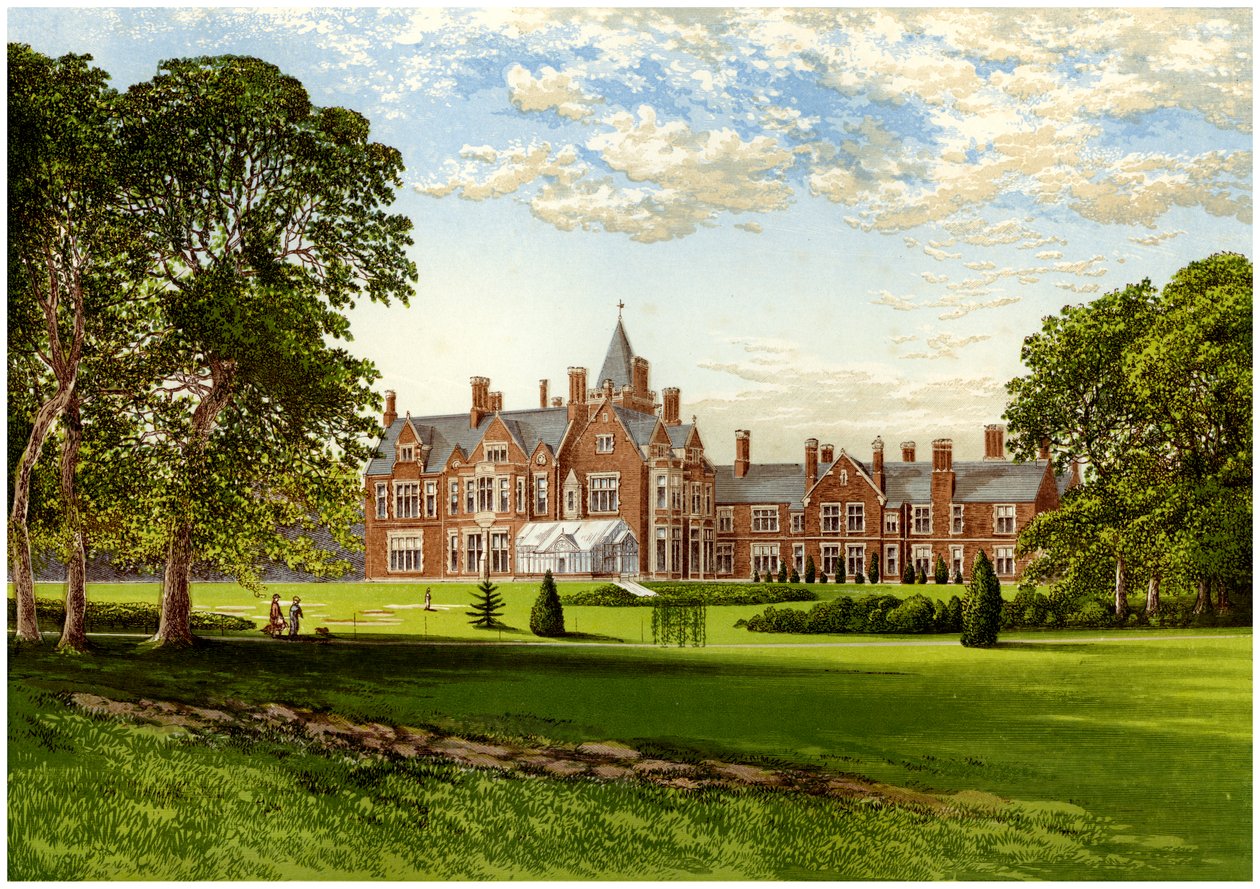Bagshot Park, Surrey, casa do duque de Connaught, c1880. de Unbekannt