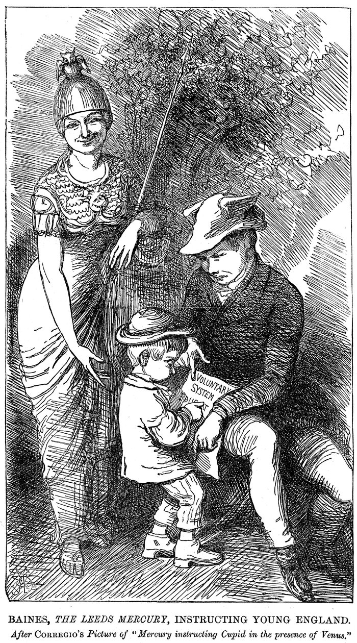 Baines, The Leeds Mercury, Instructing Young England, 1847 de Unbekannt