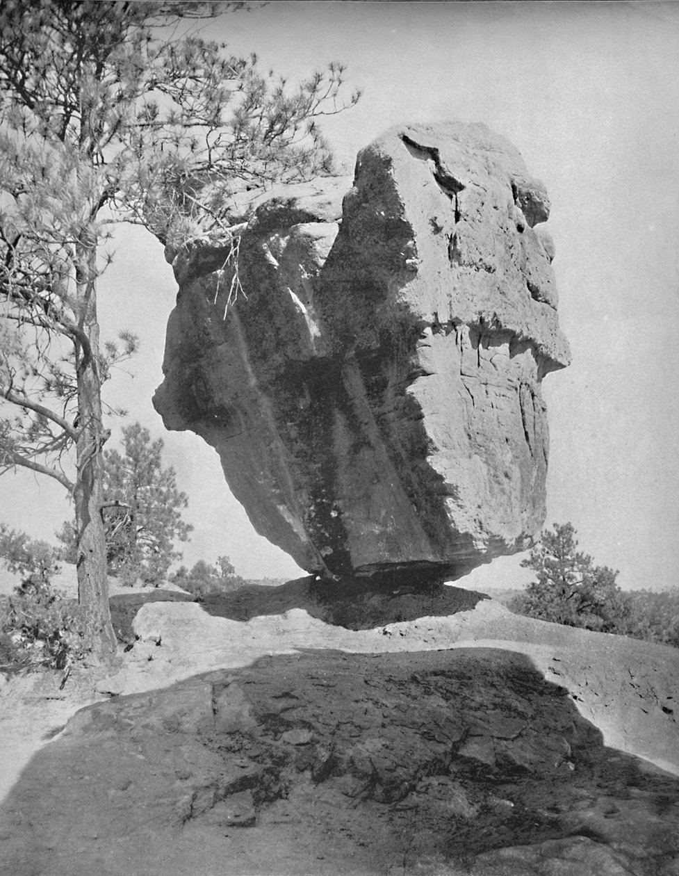 Rocha equilibrada, Jardim dos Deuses, Col., c1897. de Unbekannt