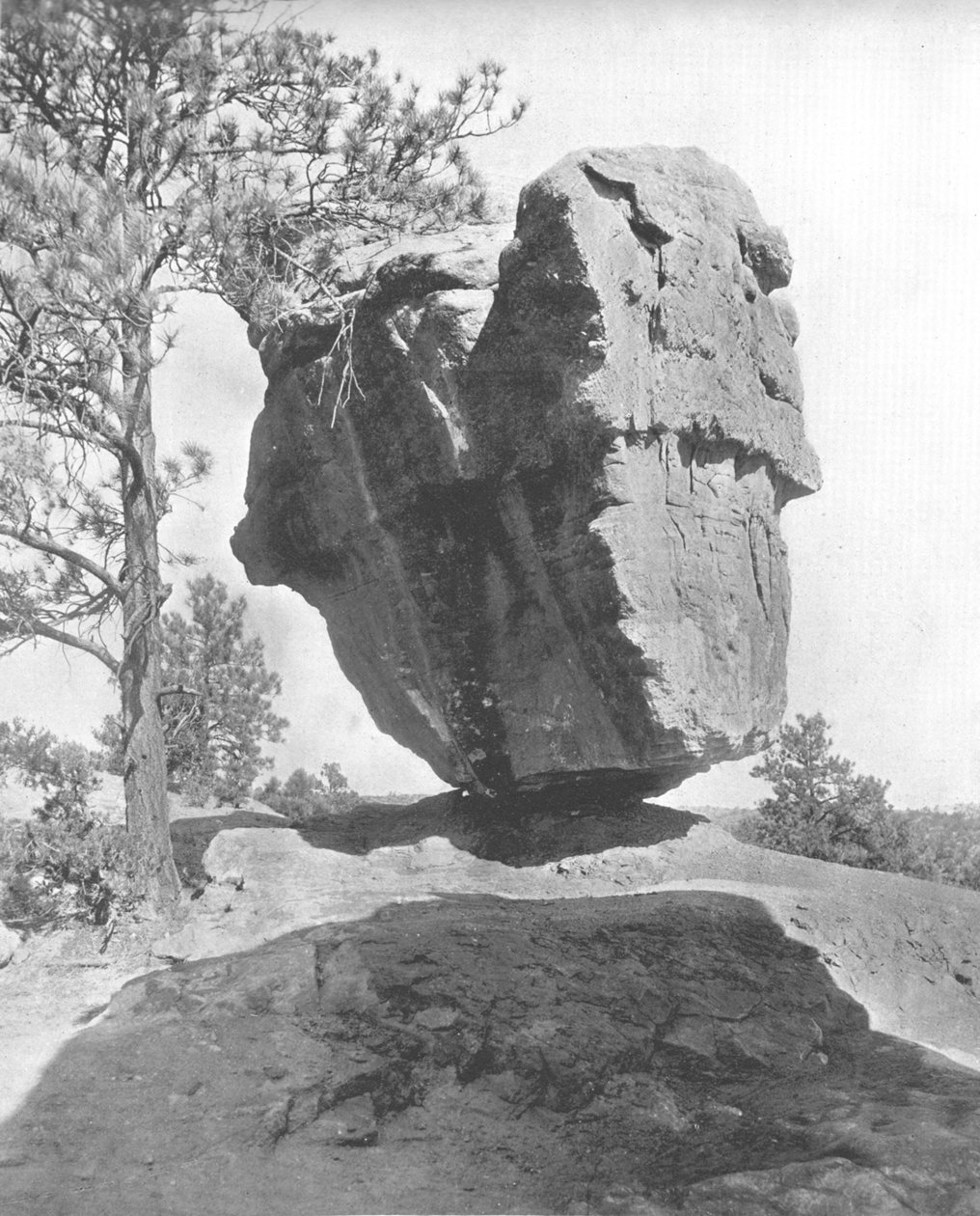 Rocha equilibrada, Jardim dos Deuses, Colorado, EUA, c1900. de Unbekannt