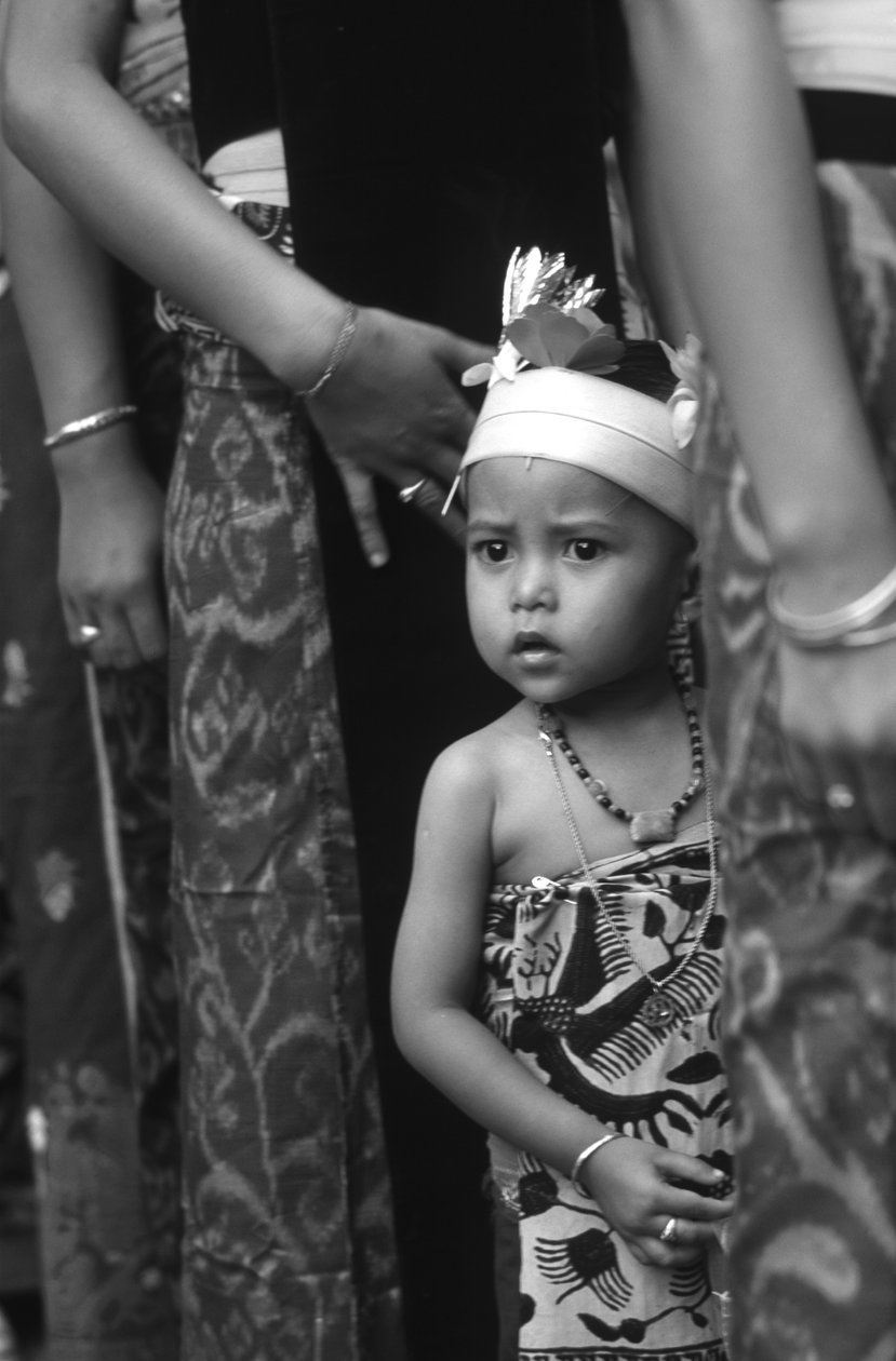 Bali Aga criança (foto a p/b) de Unbekannt