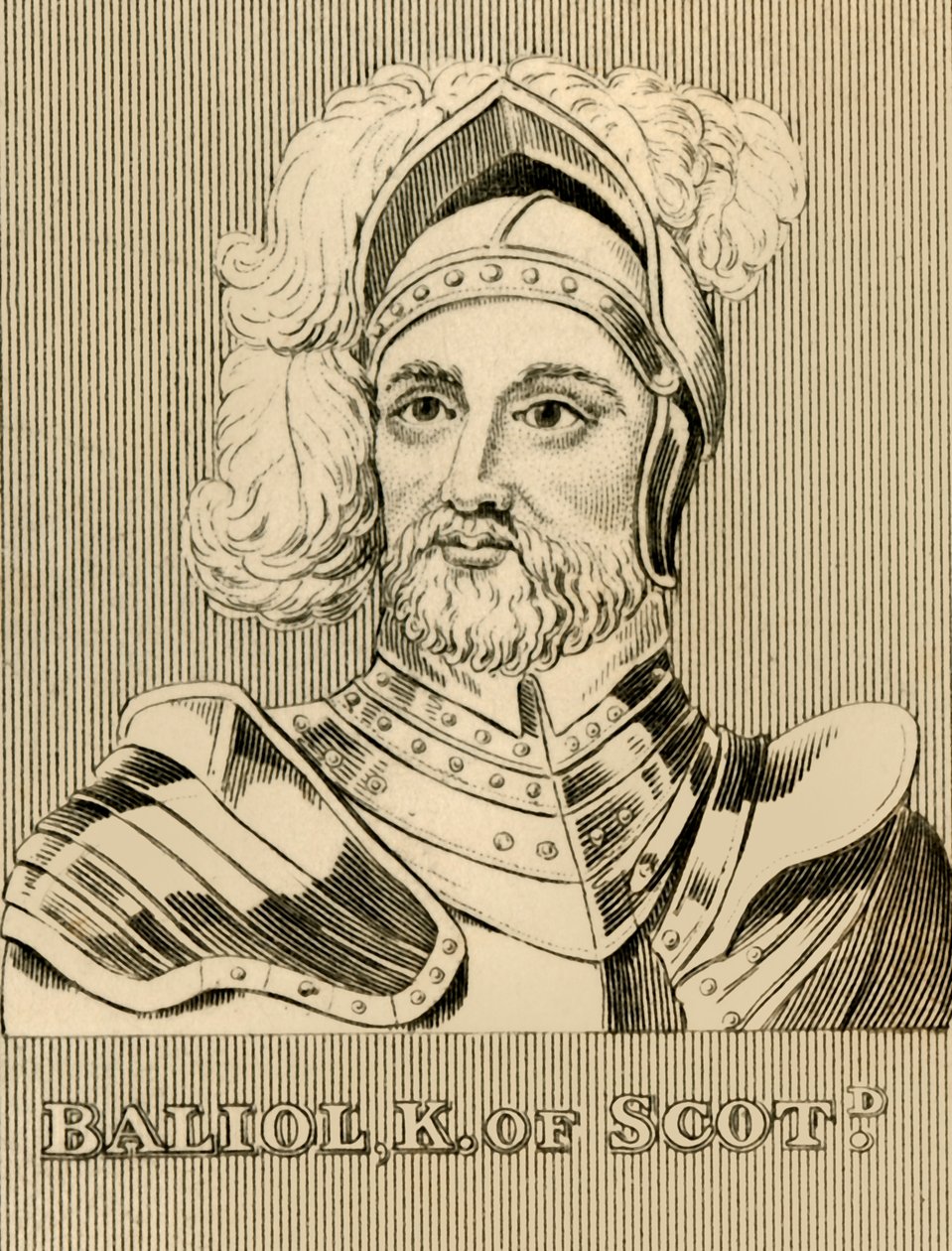 Baliol, K. of Scotland, c1249-1314, 1830. de Unbekannt