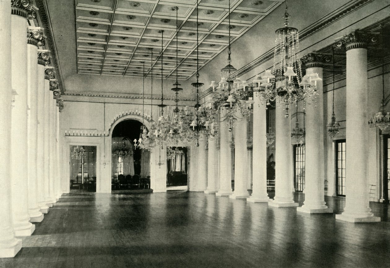 Salão de baile, Casa do Governo, 1925. de Unbekannt