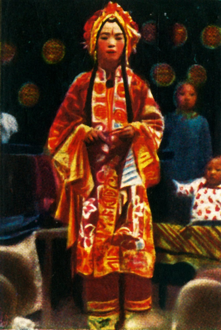 Cantor de baladas, China, c1928. de Unbekannt