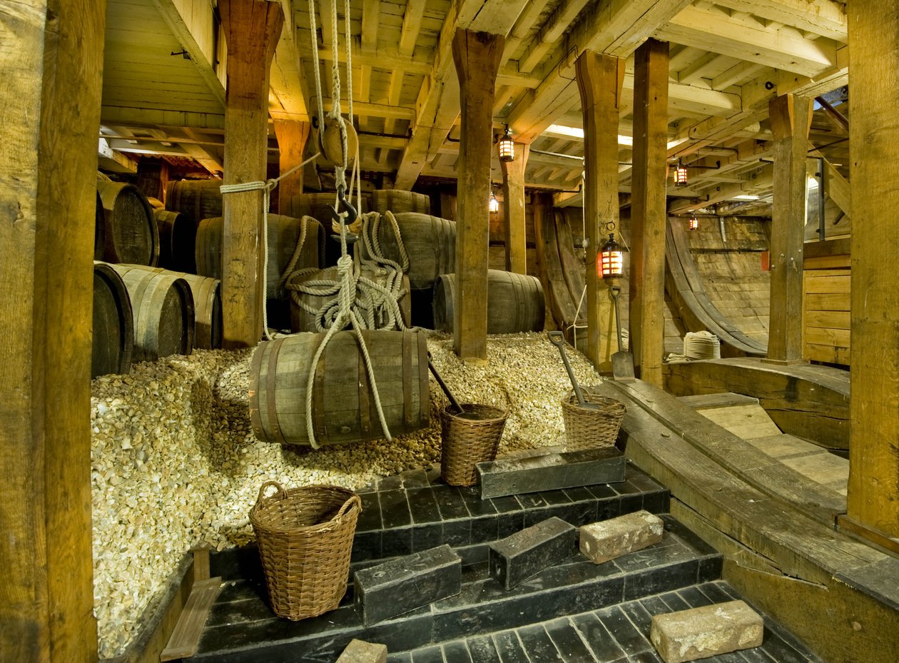 Balastro no Hold of HMS Victory, 2013 (foto) de Unbekannt