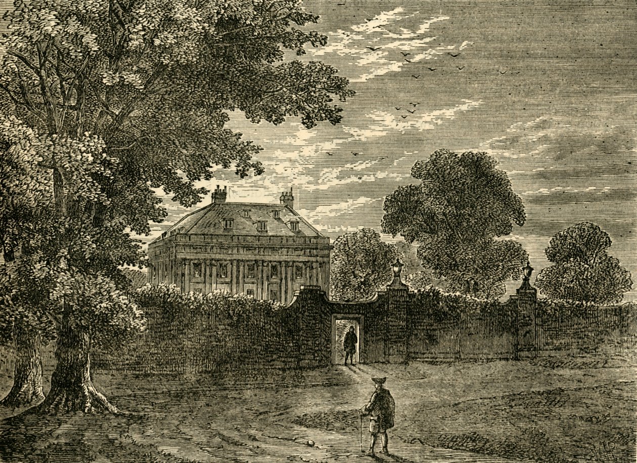 Casa de Balmes em 1750, c1876. de Unbekannt