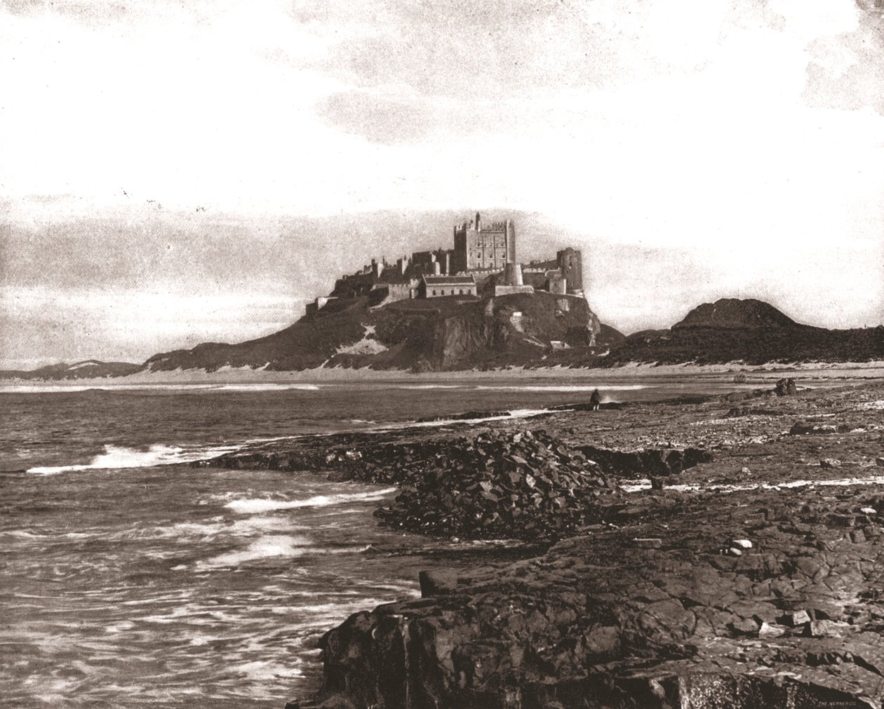 Castelo de Bamburgh, Northumberland, 1894. de Unbekannt