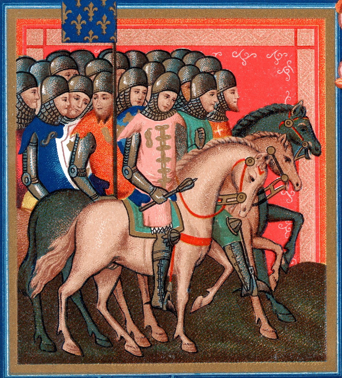 Bando de cruzados armados e montados, século XV de Unbekannt