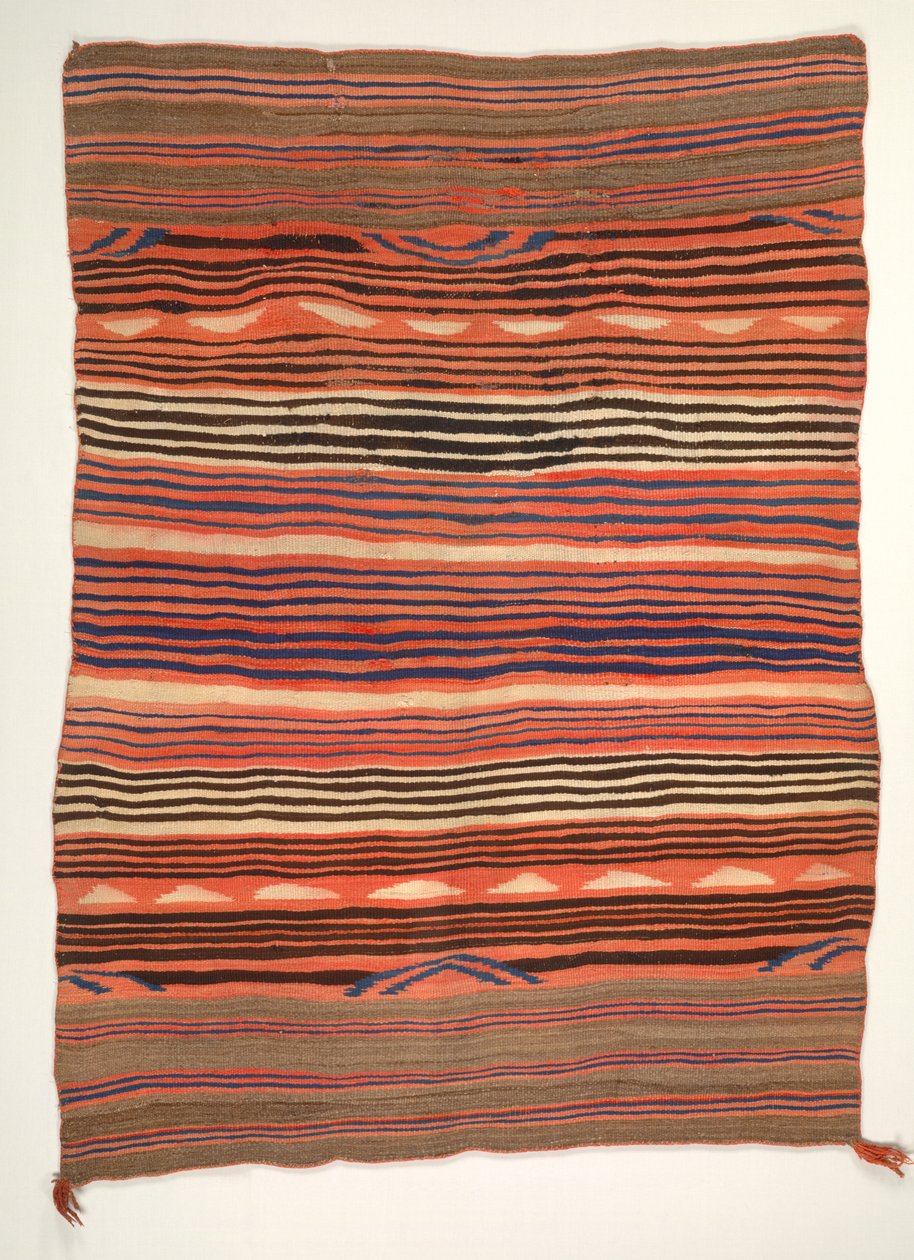 Manta com bandas diyugi, c. 1880-1890. de Unbekannt
