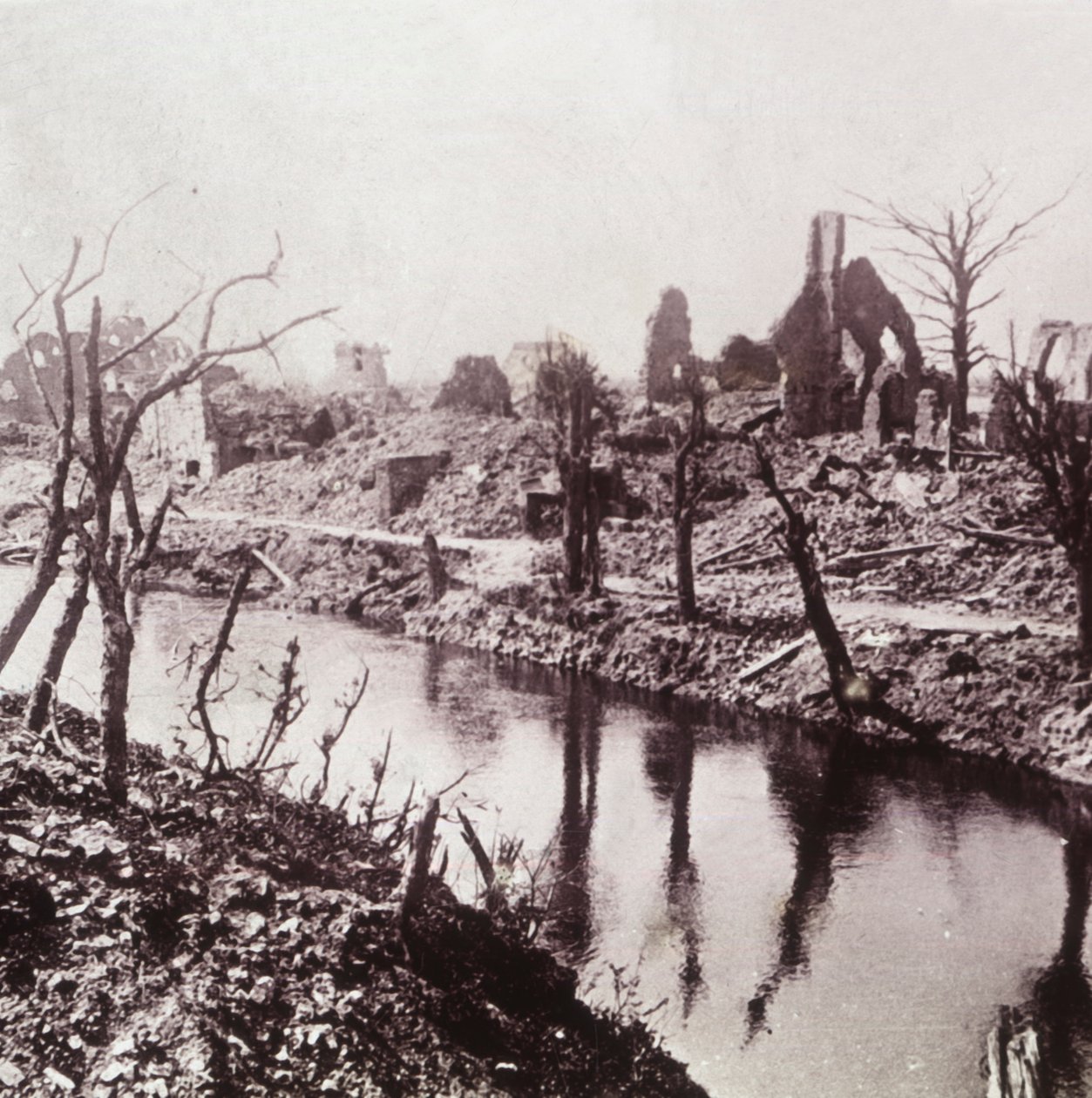 Bancos do Yser, Bélgica, c1914-c1918 de Unbekannt