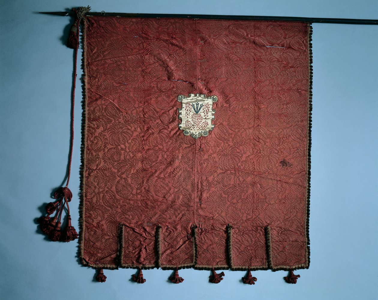 Banner com medalhões de Paixão de Cristo, década de 1700. de Unbekannt