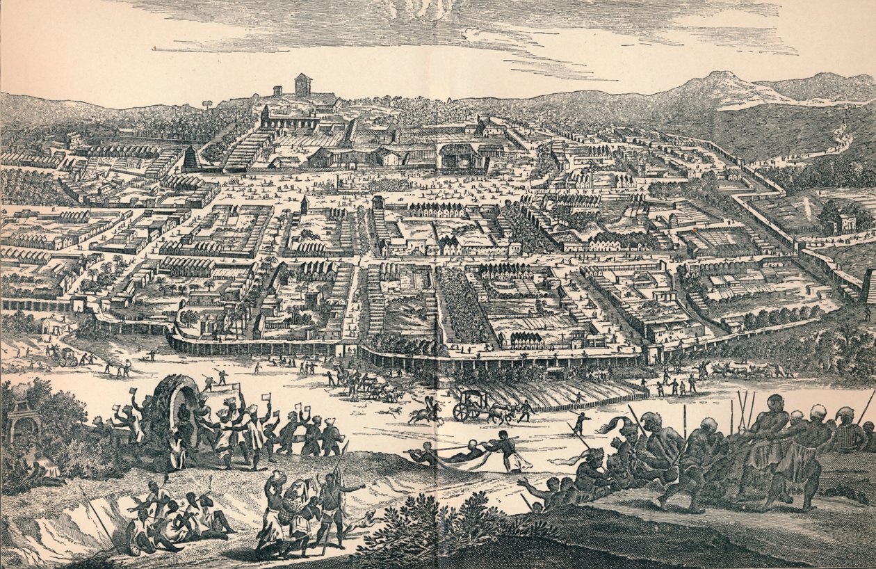 Banza Lovangri, a capital do antigo reino de Lovango, c1670, 1903 de Unbekannt