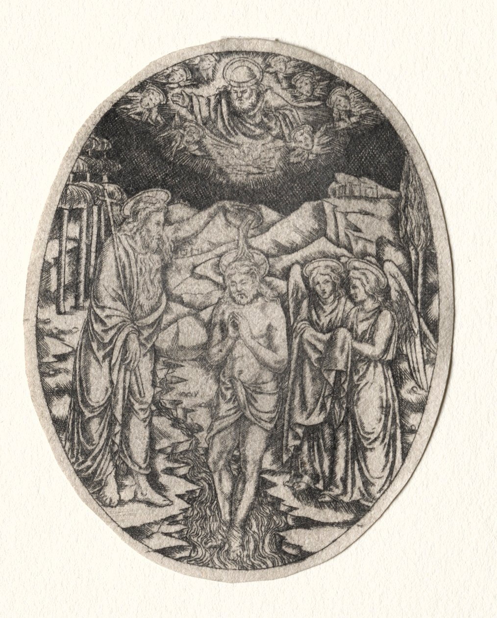 Batismo de Cristo, 1400s. de Unbekannt