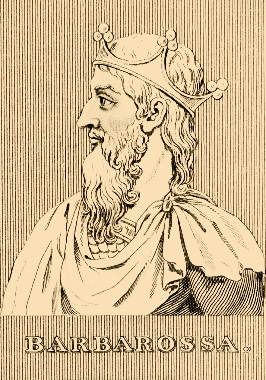 Barbarossa, 1122-1190, 1830. de Unbekannt