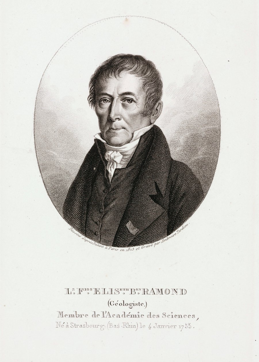 Barão Louis Francois Ramond de Carbonnieres, geólogo francês de Unbekannt