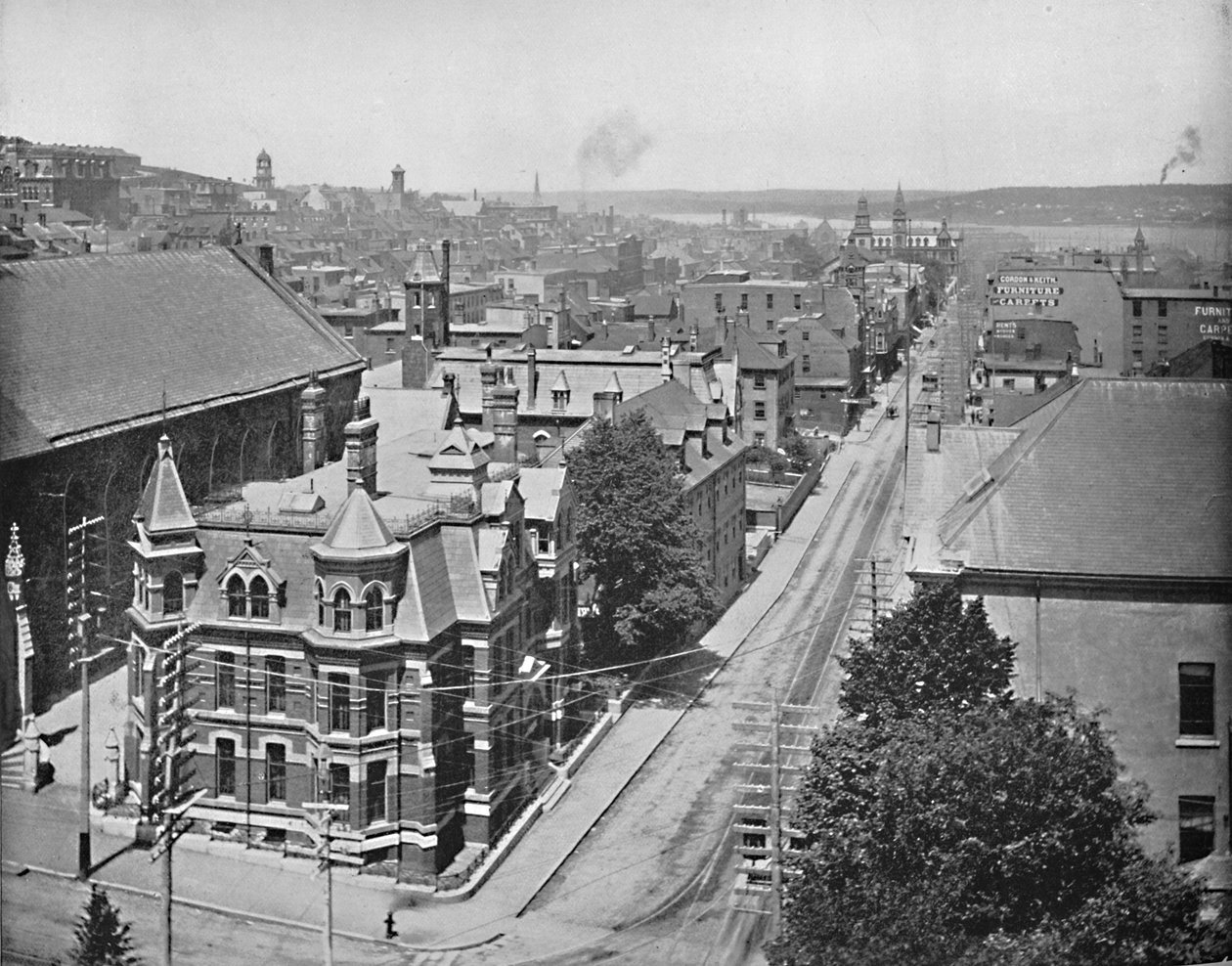 Rua Barrington, Halifax, Nova Escócia, c1897. de Unbekannt