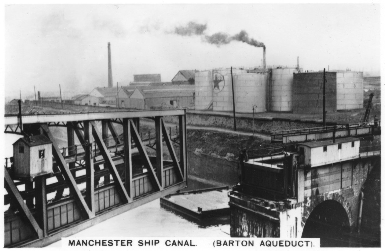 Aqueduto de Barton, canal de navios de Manchester, 1936 de Unbekannt