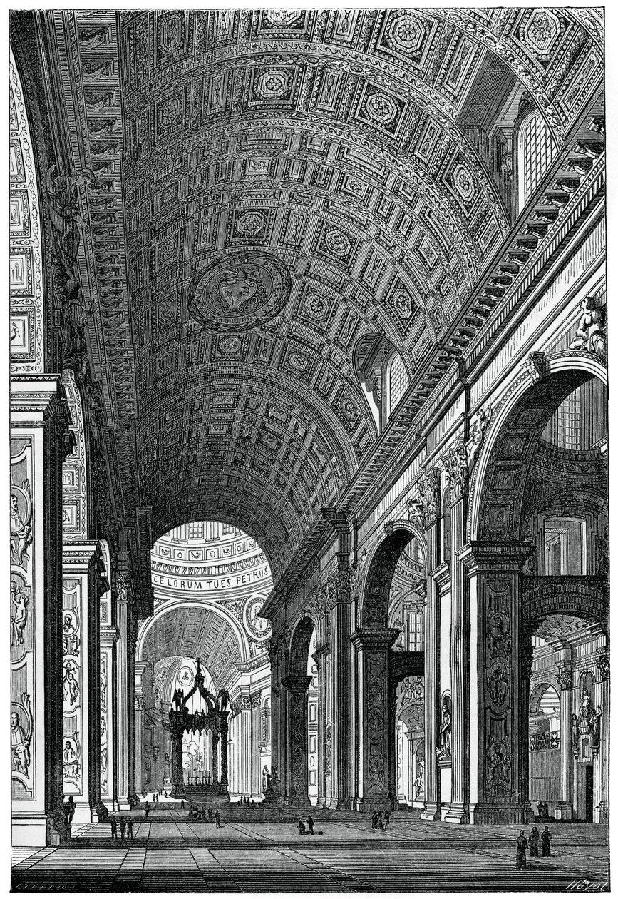 Basílica de São Pedro, Roma, 1870 de Unbekannt