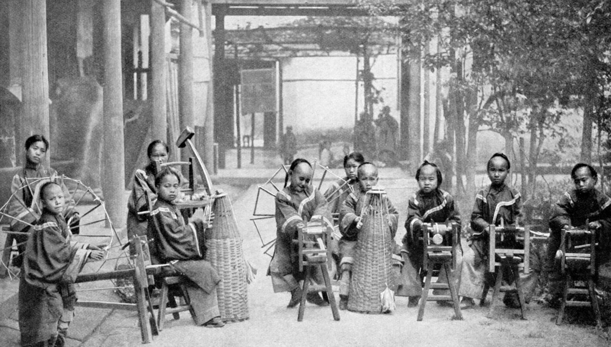 Fabricantes de cestas, Hong Kong, 1922 de Unbekannt