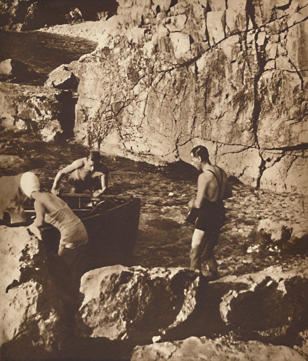 Banhando-se no Adriático, 1937 de Unbekannt