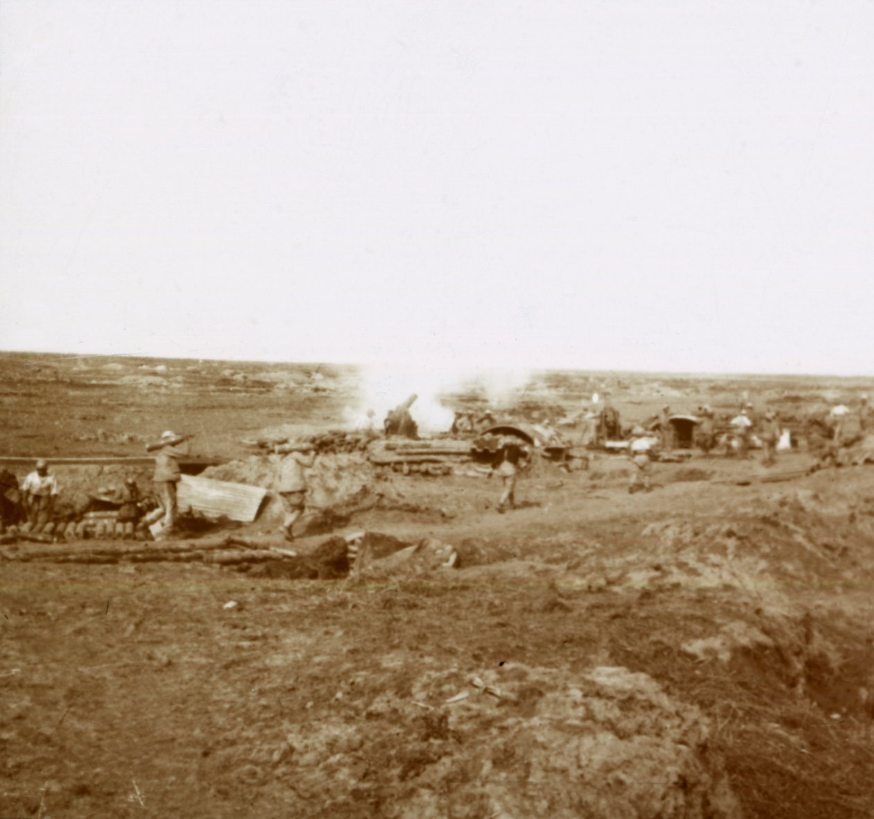 Ação da bateria, c1914-c1918 de Unbekannt