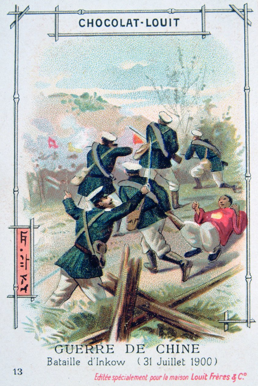 Batalha em Inkow, China, Rebelião Boxer, 31 de julho de 1900 de Unbekannt