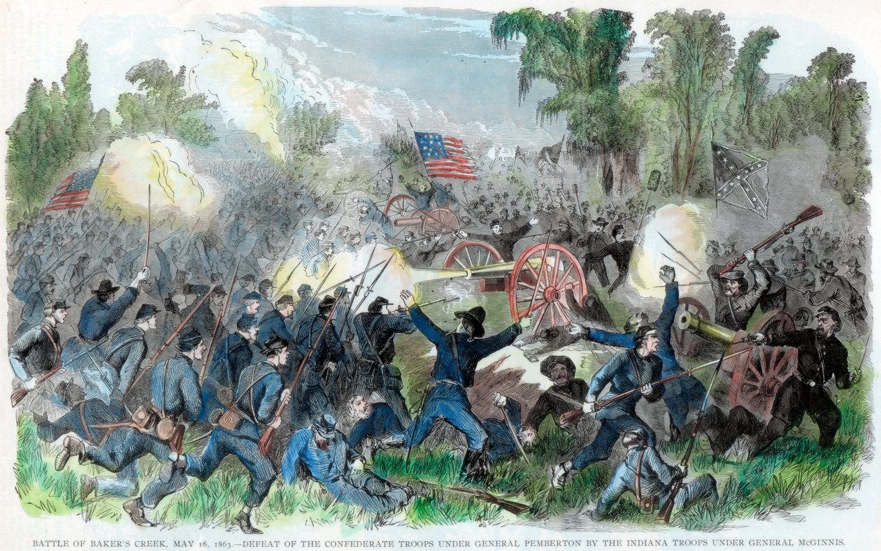 Batalha de Bakers Creek, Mississippi, Guerra Civil Americana, 16 de maio de 1863 de Unbekannt